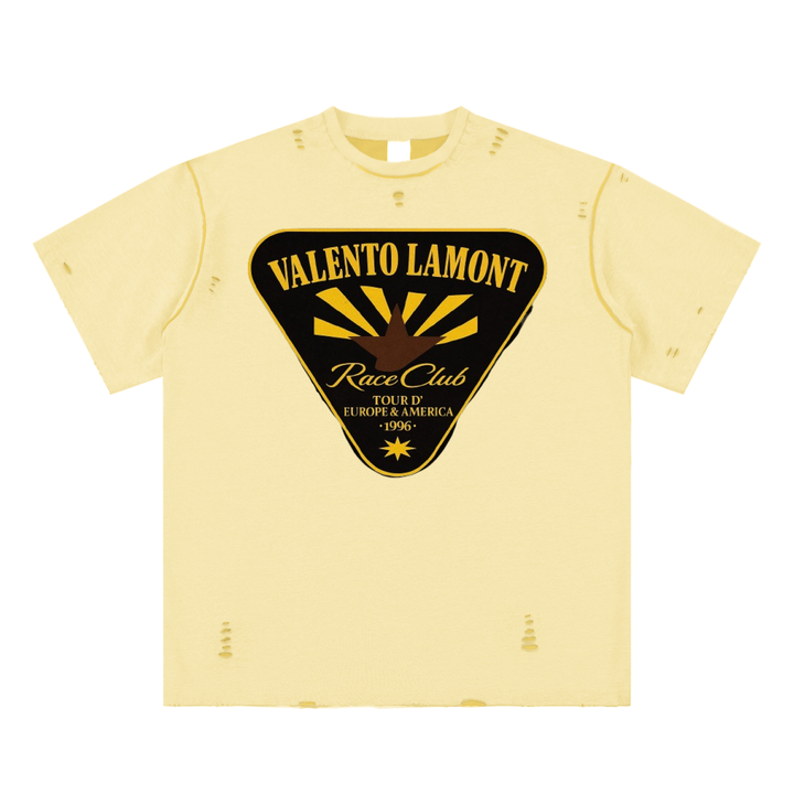 Hand-frayed Reversible T-shirt