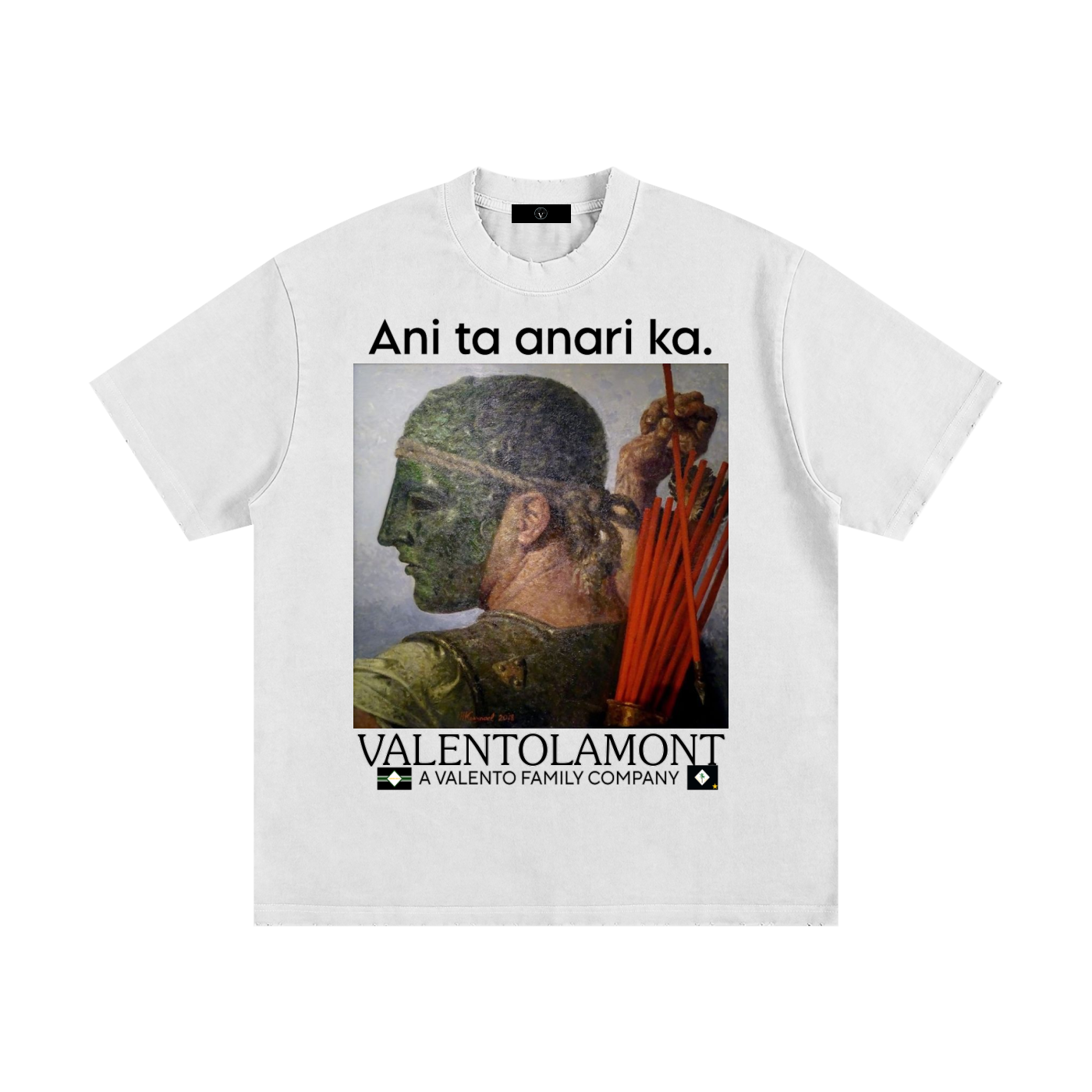 Heavyweight Vintage Washed Frayed T-Shirt