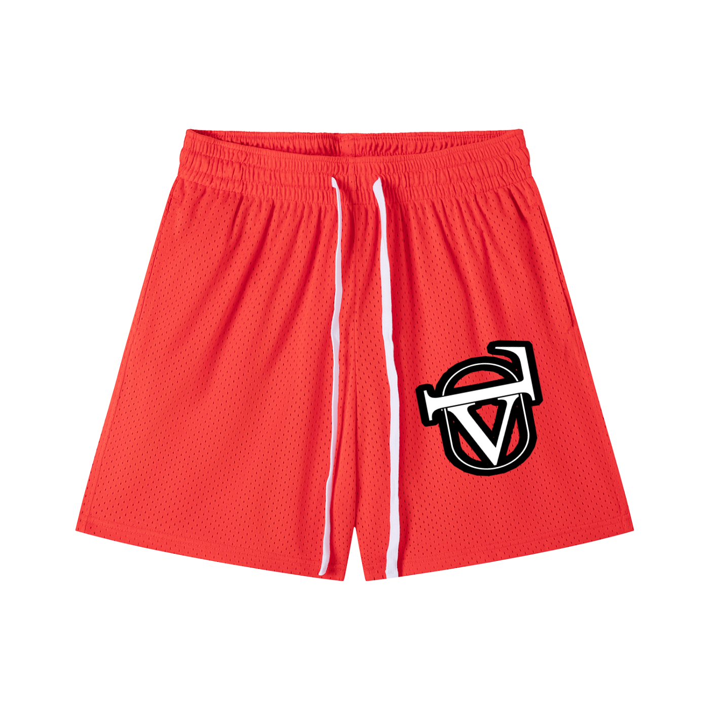 Mesh Drawstring Shorts