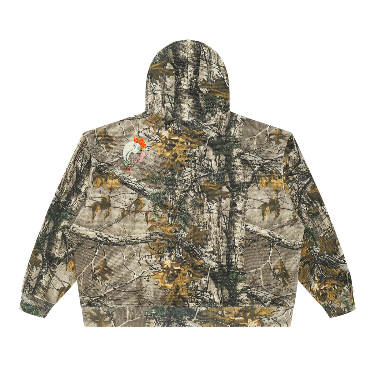 Unisex Waffle Tree Camo Boxy Hoodie