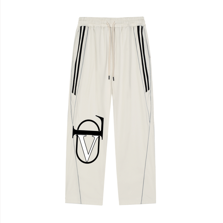 Reflection Striped Straight-Leg Sweatpants