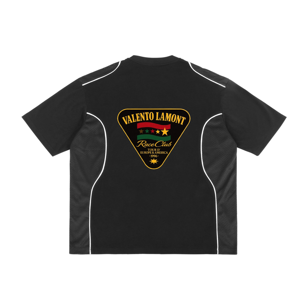 Contrast Piped Panel T-Shirt