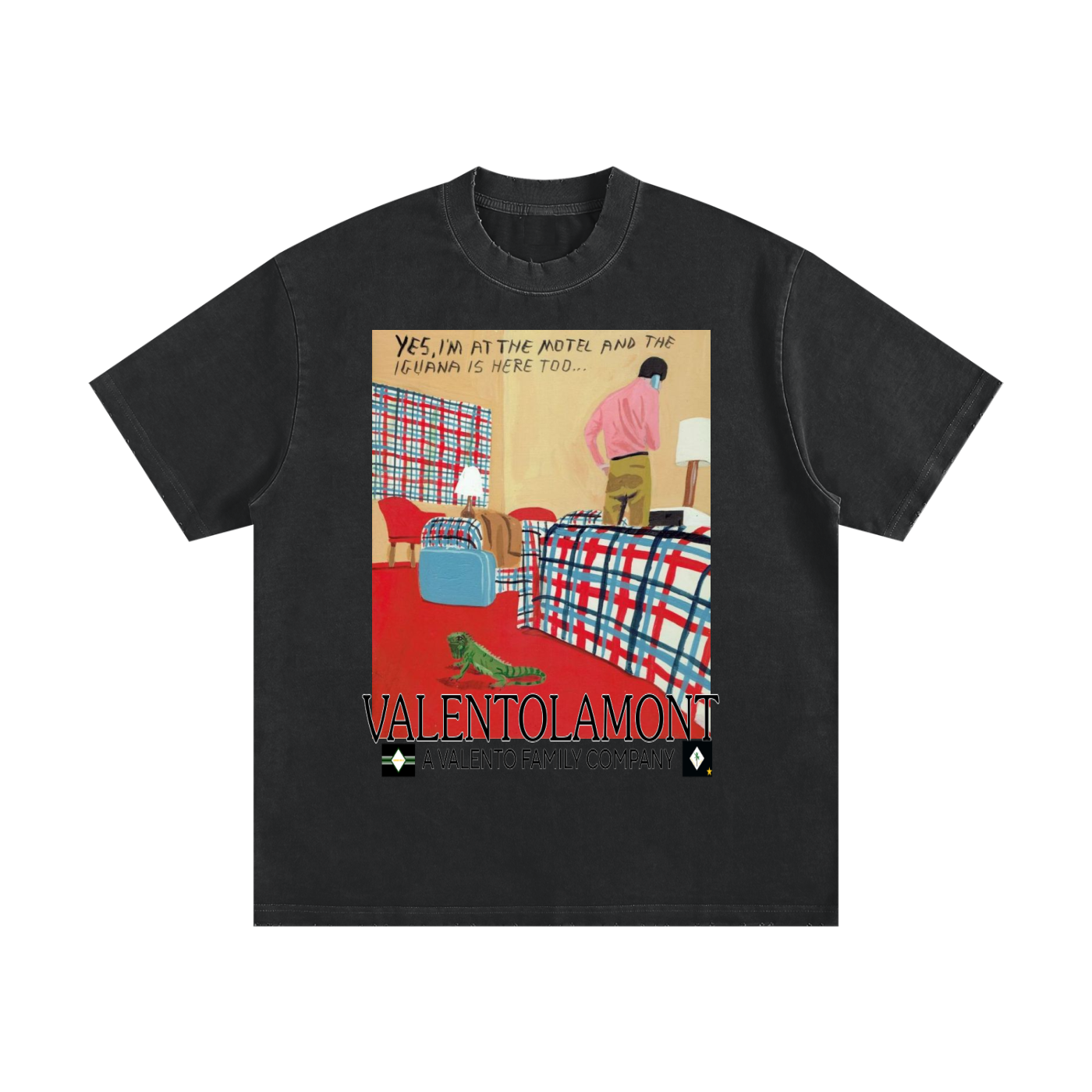 Heavyweight Vintage Washed Frayed T-Shirt