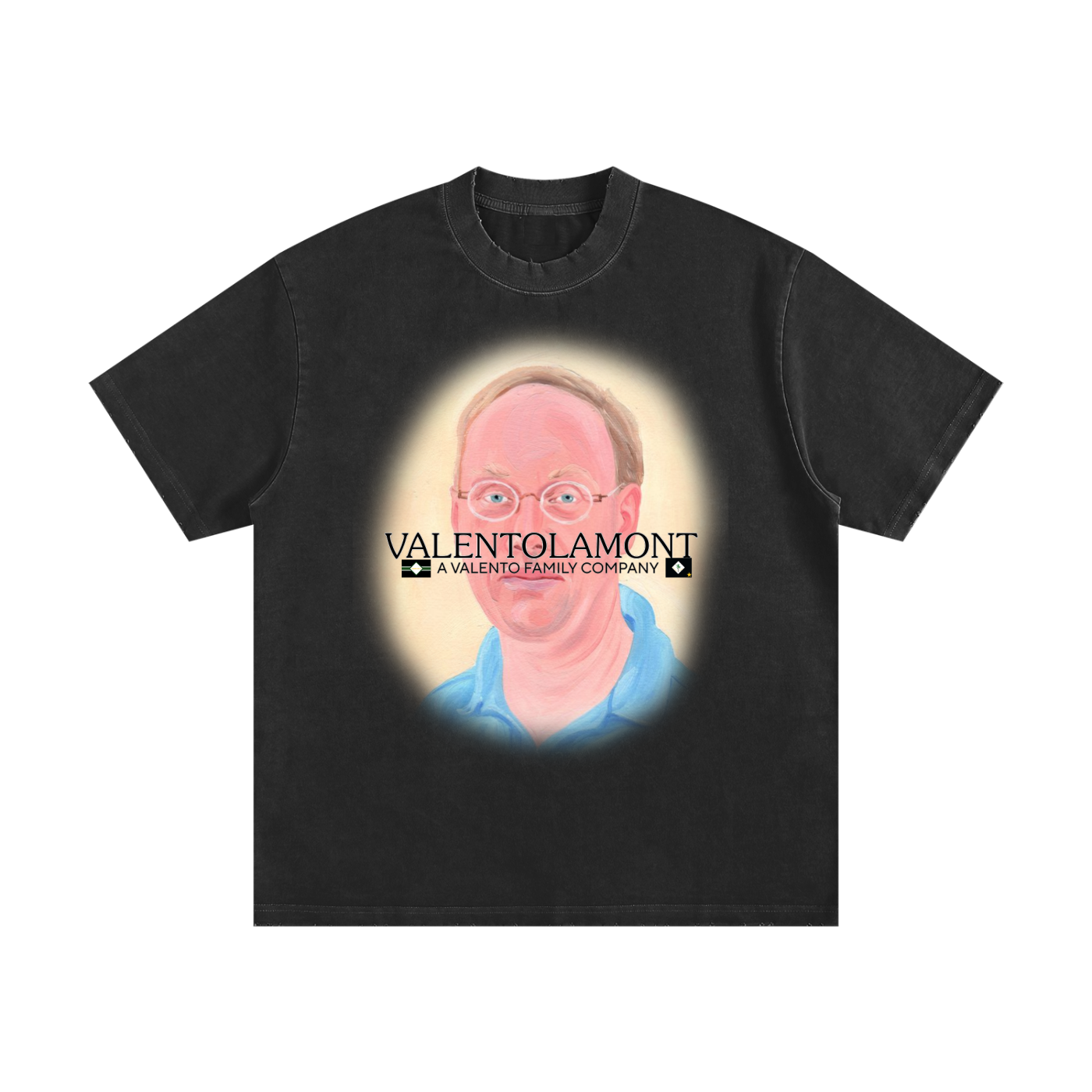 Heavyweight Vintage Washed Frayed T-Shirt