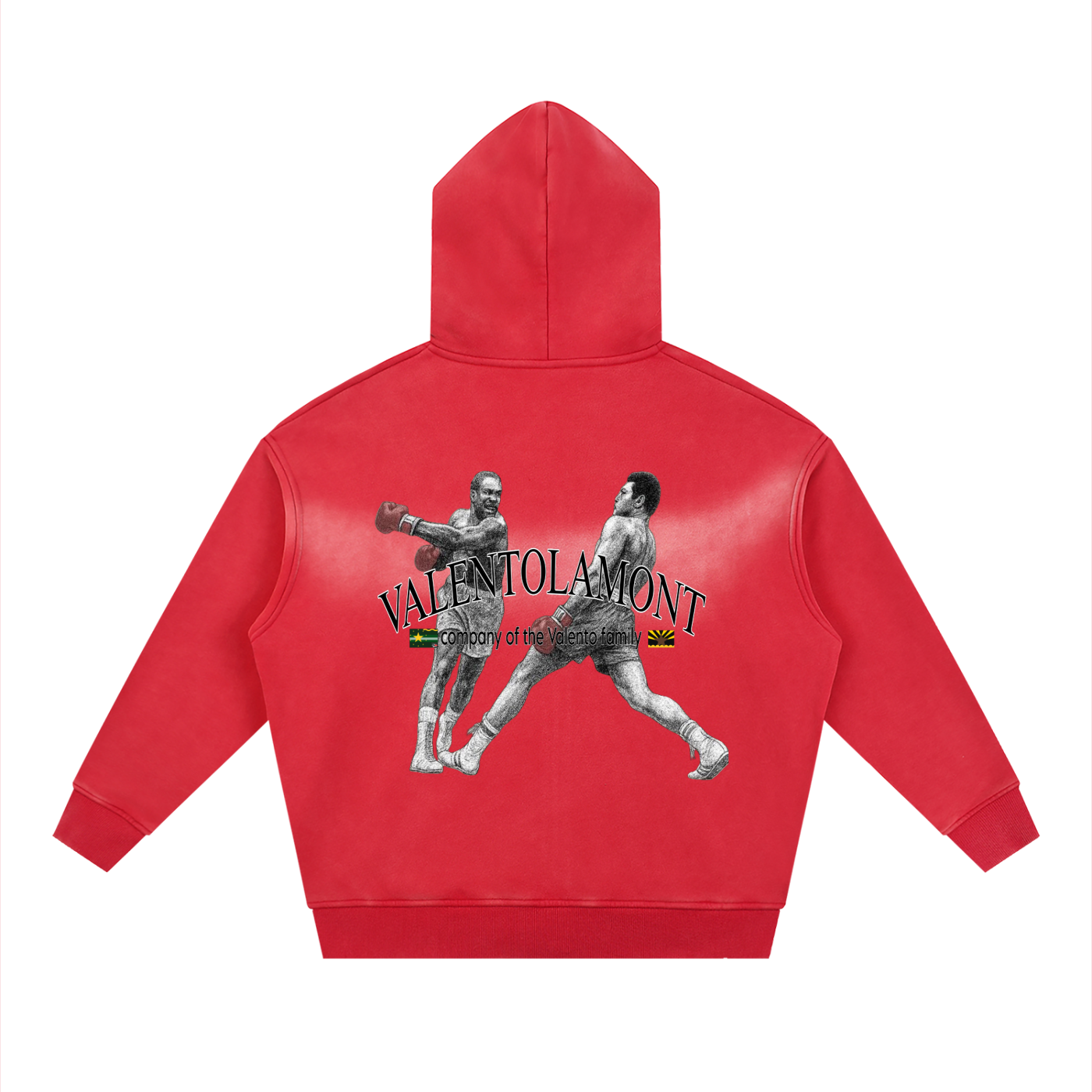 Sunfade Two-way Zipper Boxy Fleece Hoodie