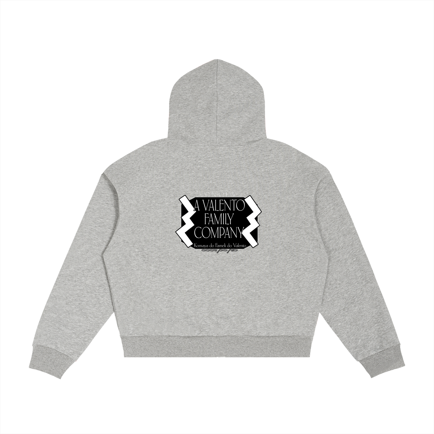 Contrast Plaid Boxy Zip Hoodie