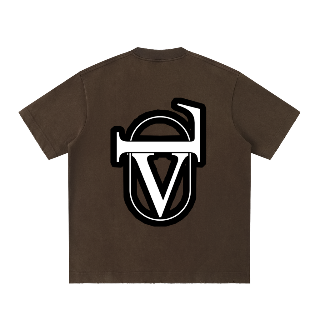 Heavyweight Vintage Washed Frayed T-Shirt