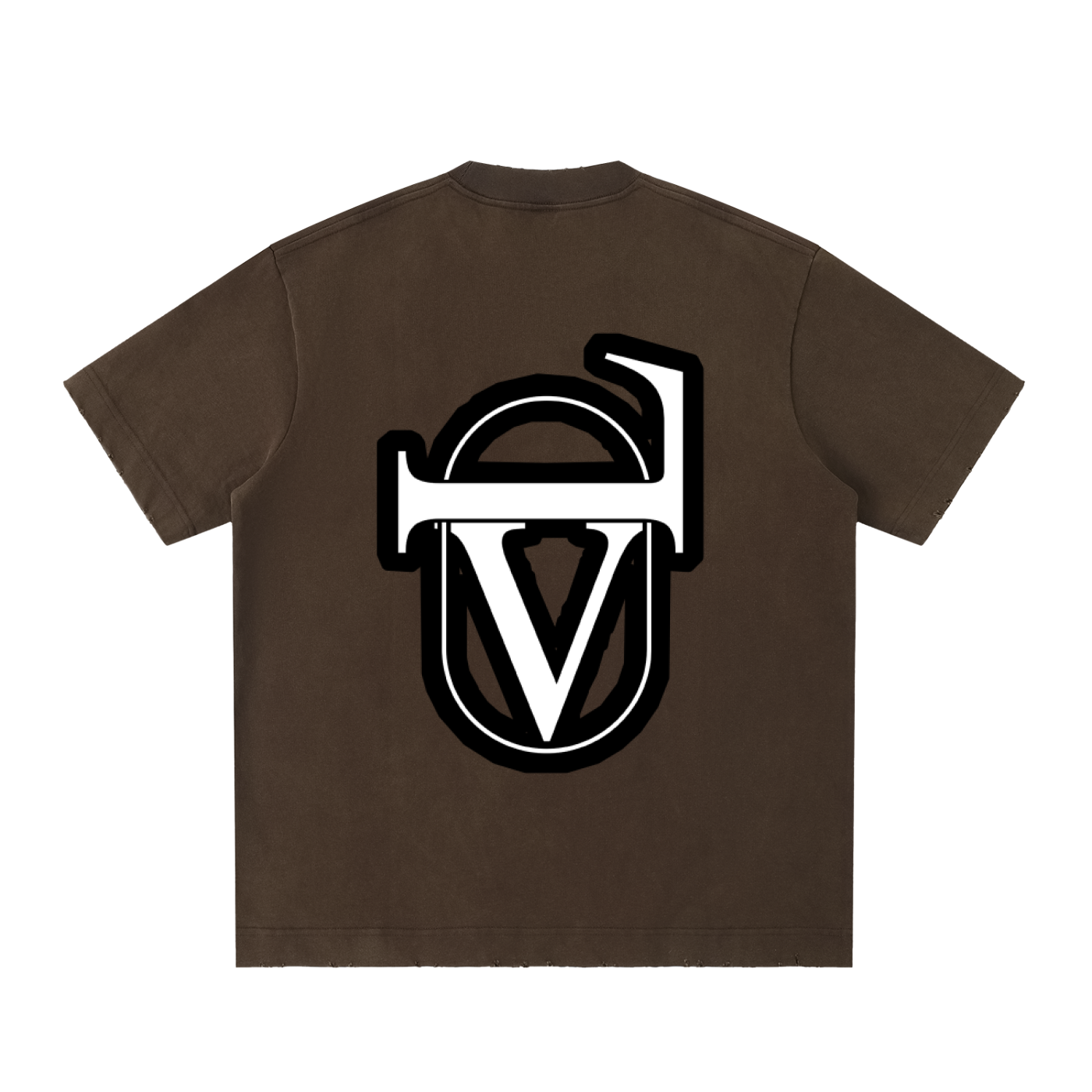 Heavyweight Vintage Washed Frayed T-Shirt