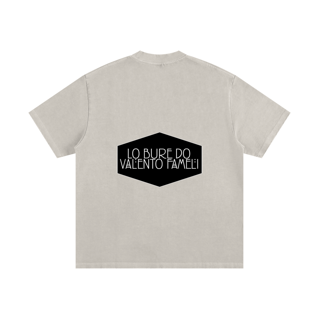 Heavyweight Vintage Washed Frayed T-Shirt