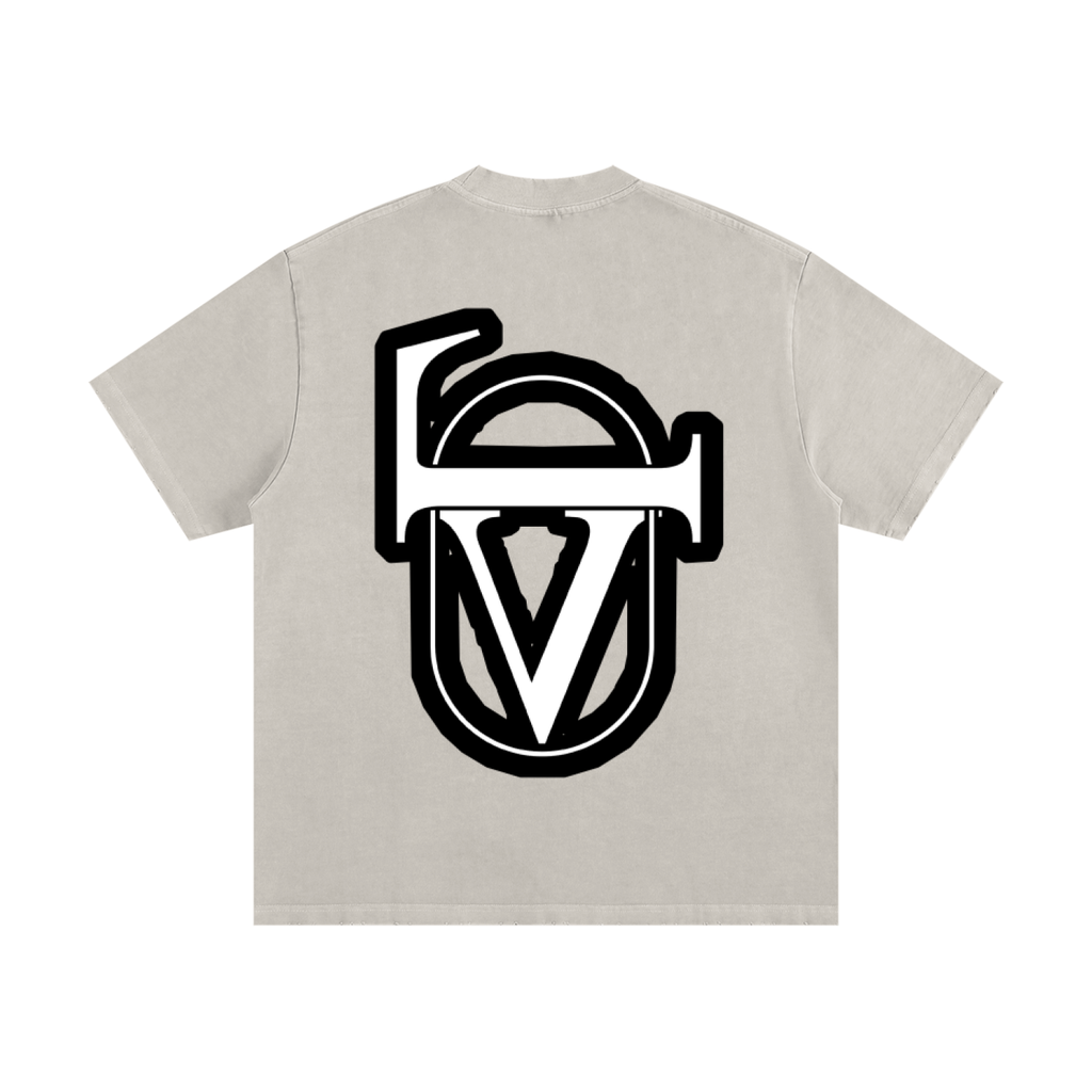 Heavyweight Vintage Washed Frayed T-Shirt