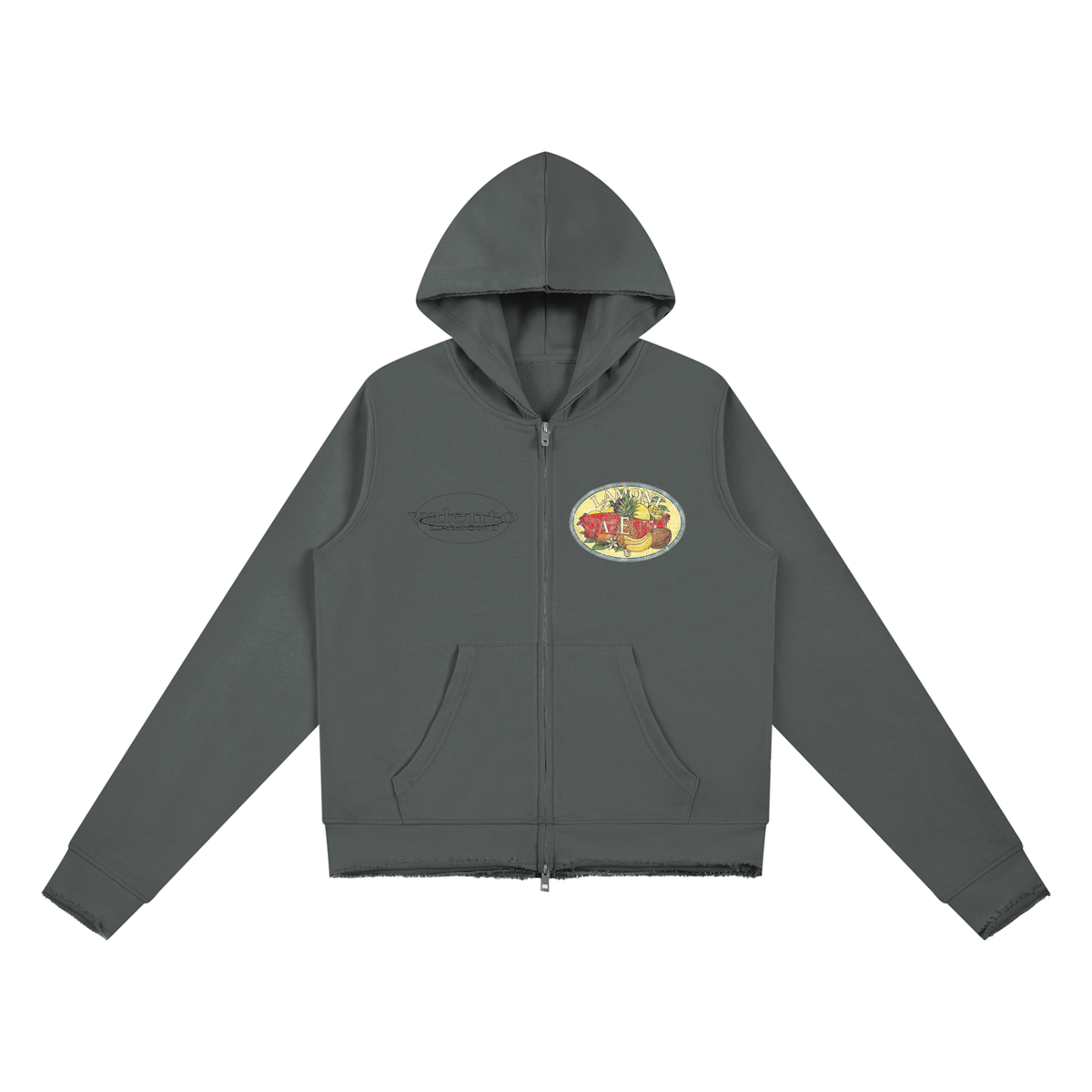 Women’s Raw Edge Full Zip Hoodie