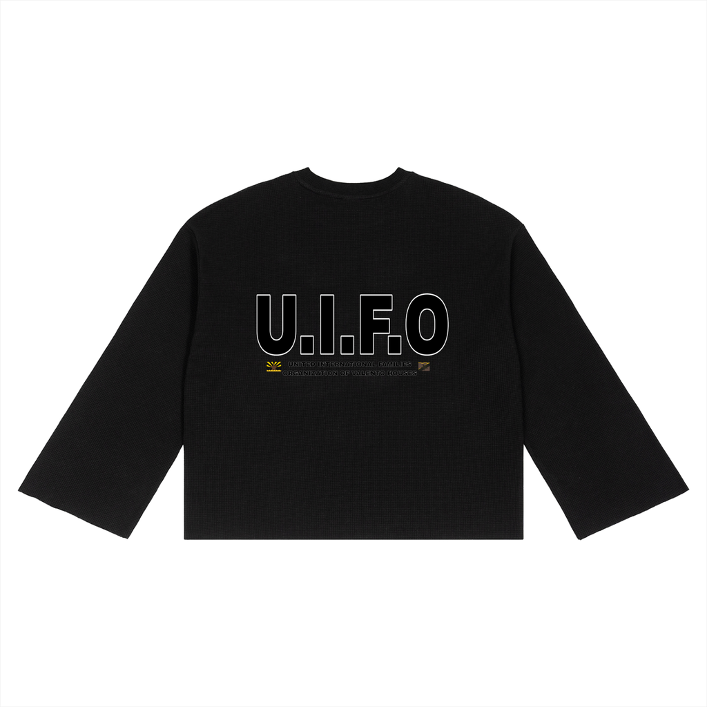 Unisex Waffle Raw Edge T-Shirt