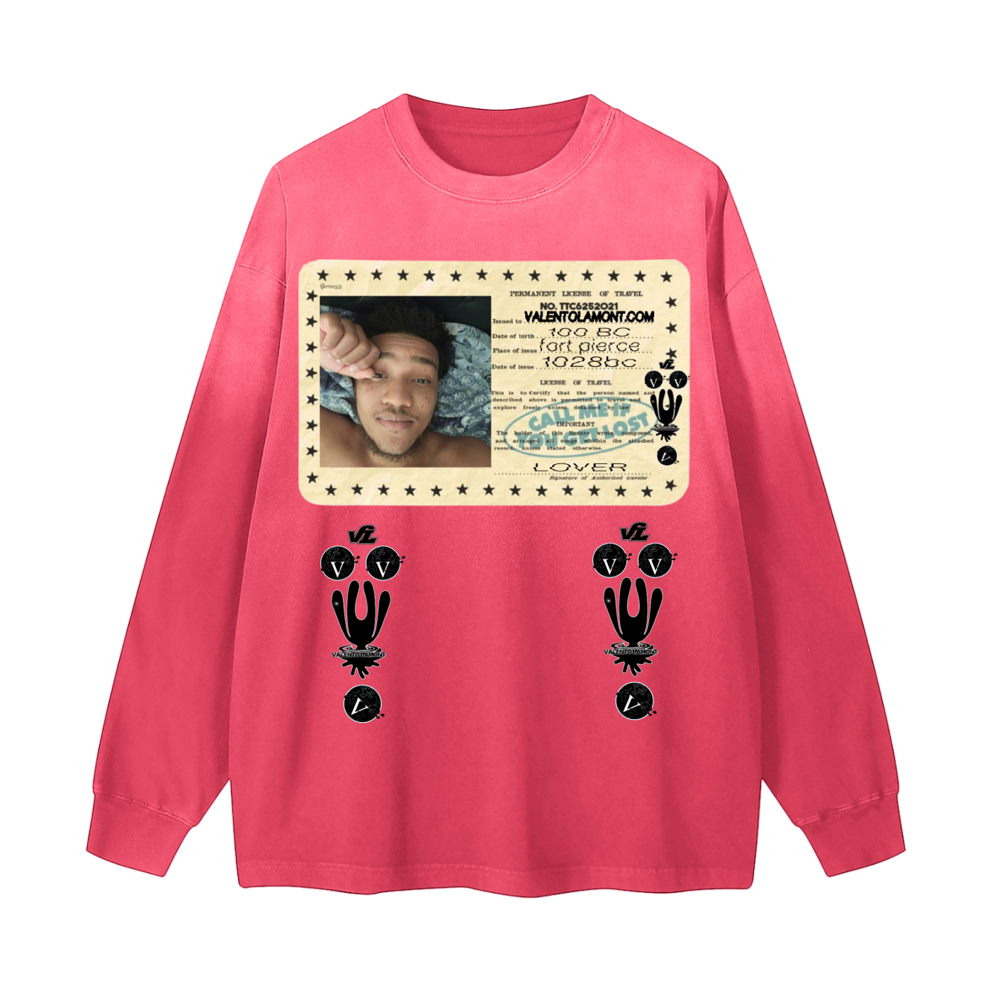 Gradient Vintage Washed Long Sleeve Tee - 270 GSM