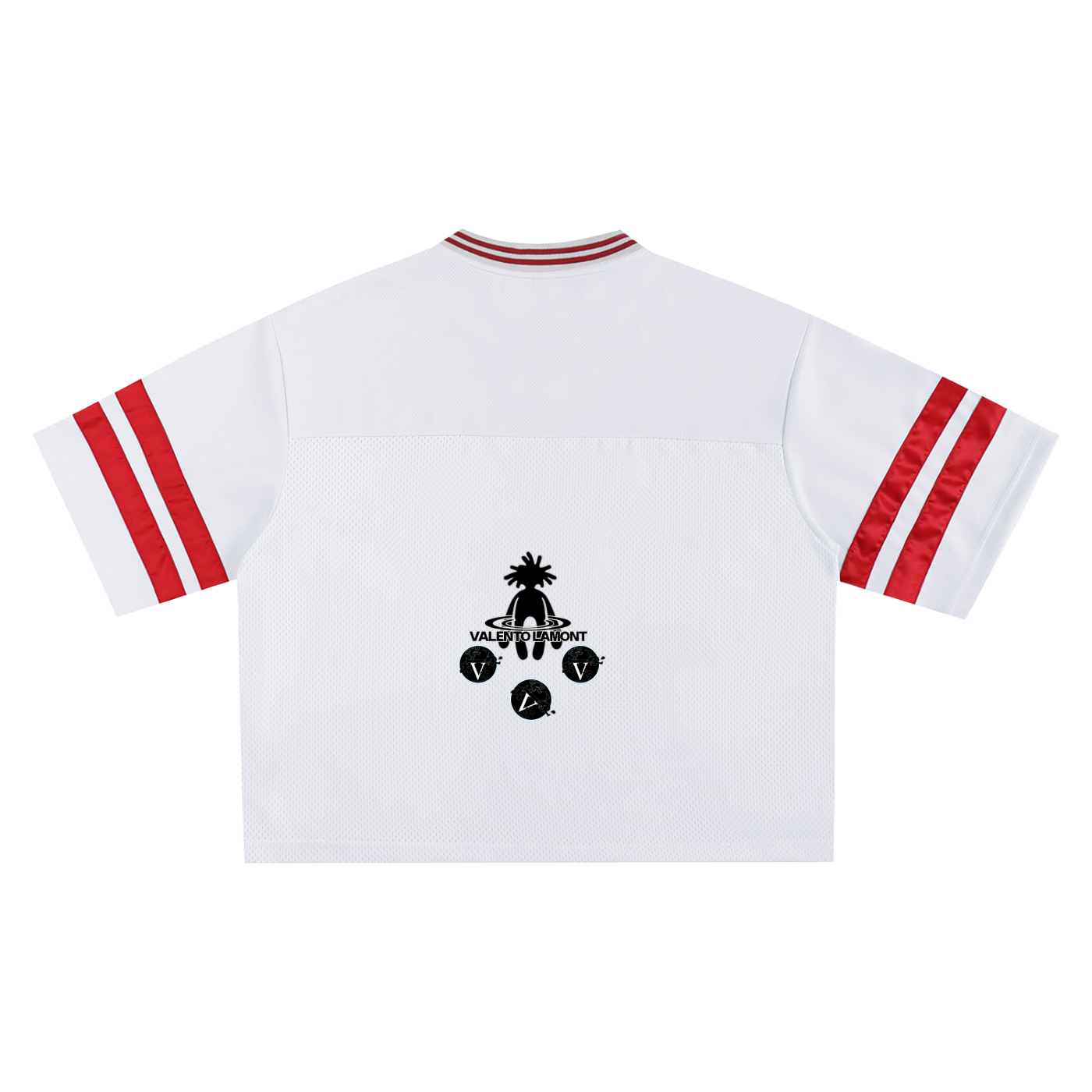 Taped Mesh Boxy T-shirt