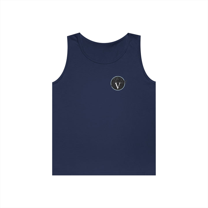 Unisex Heavy Cotton Tank Top with Minimalist Design, Casual Summer Wear, Everyday Essential, Gym Workout, Layering Piece