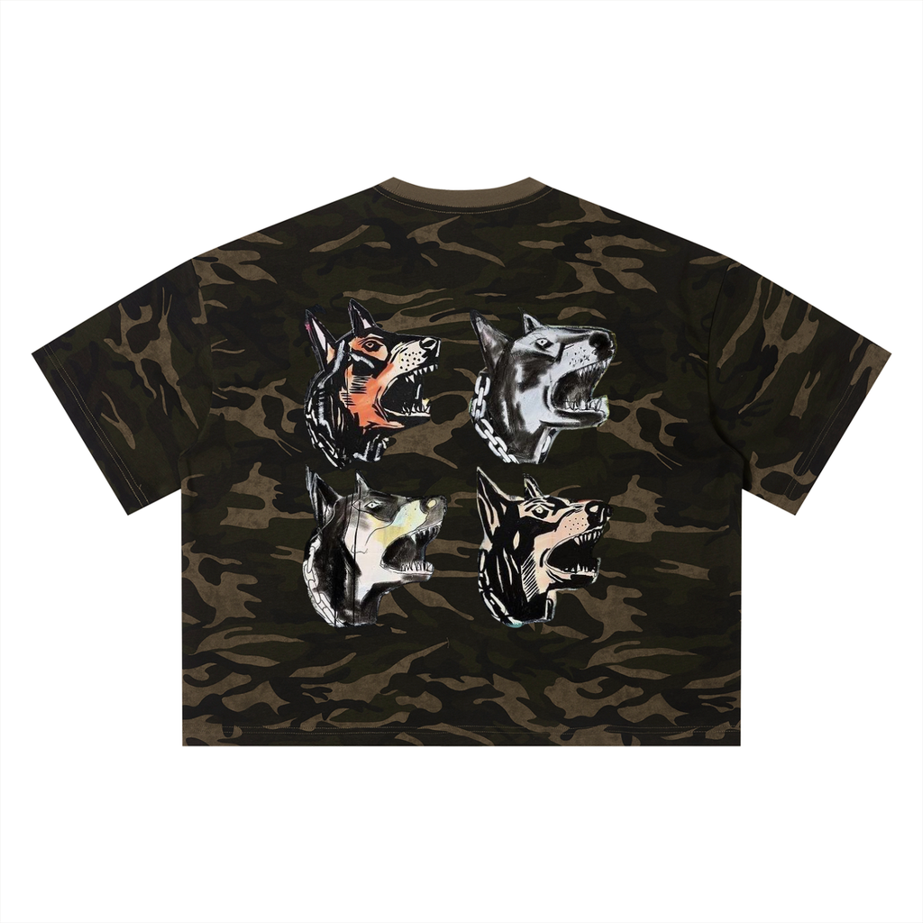 Unisex Camo Boxy T-Shirt