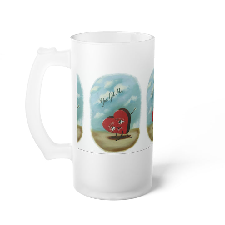 Frosted Glass Beer Mug