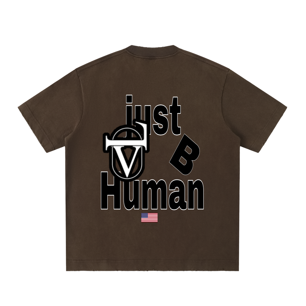 Heavyweight Vintage Washed Frayed T-Shirt