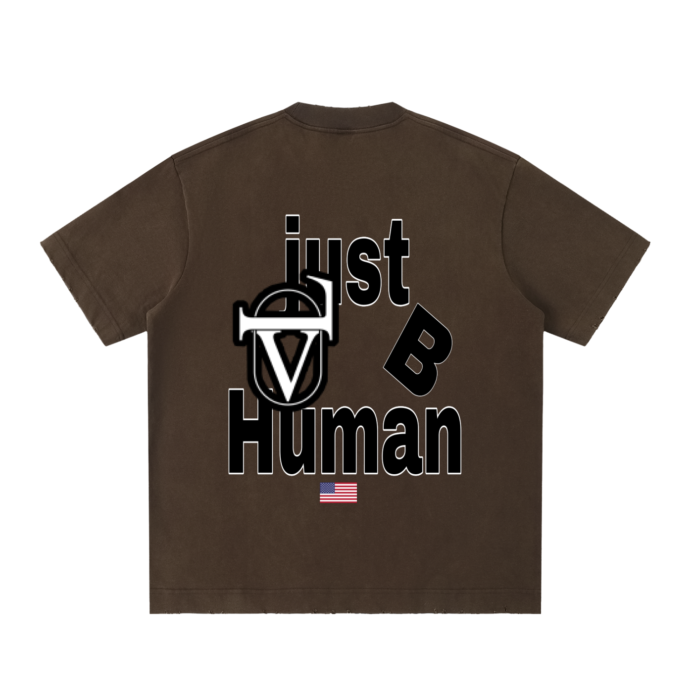 Heavyweight Vintage Washed Frayed T-Shirt
