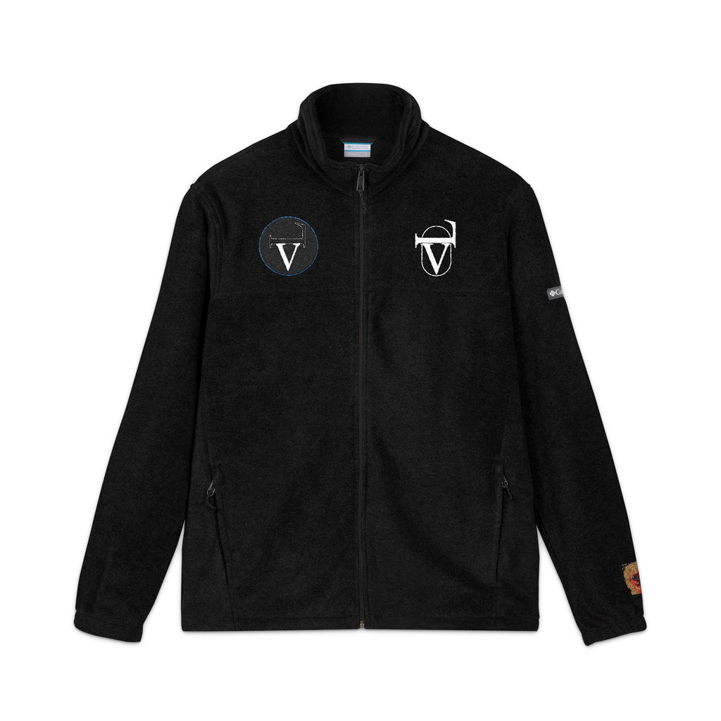 Cozy Embroidered Fleece Jacket for All Seasons, Perfect Gift for Outdoor Lovers, Winter Wear, Casual Layering, Stylish Comfort