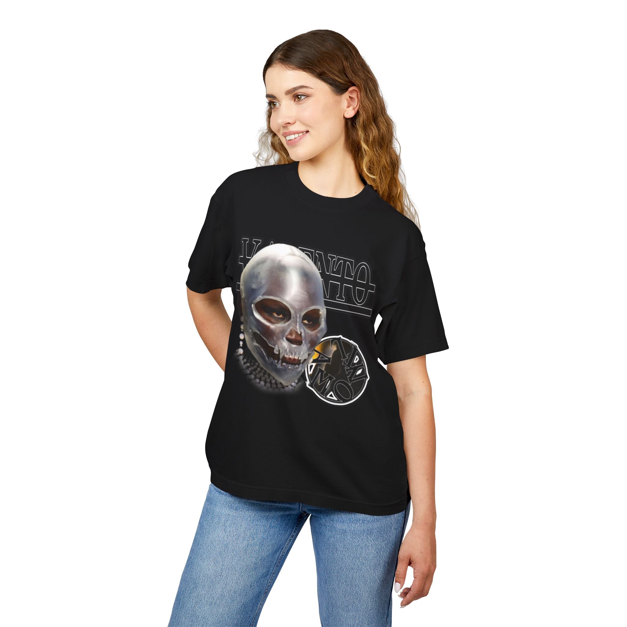 Unisex Urban Heavy Tee - Edgy Skull Graphic Shirt