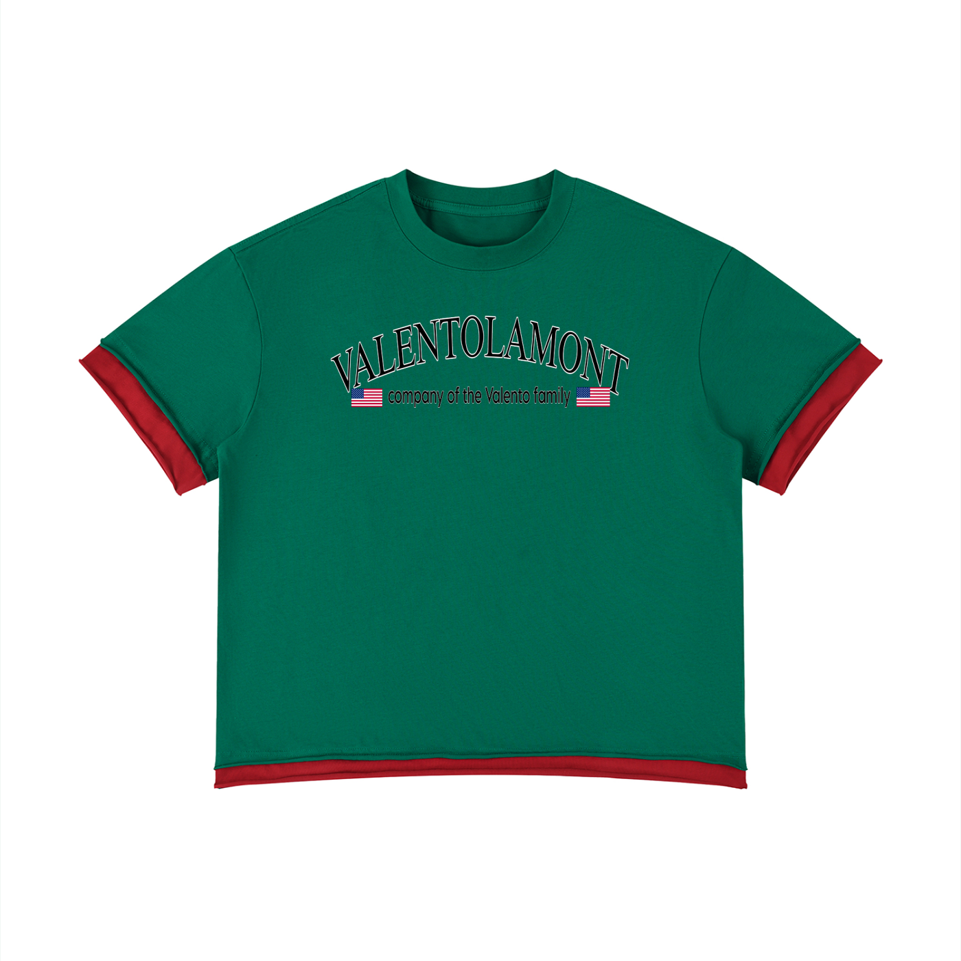 Unisex Boxy Color Block T-Shirt