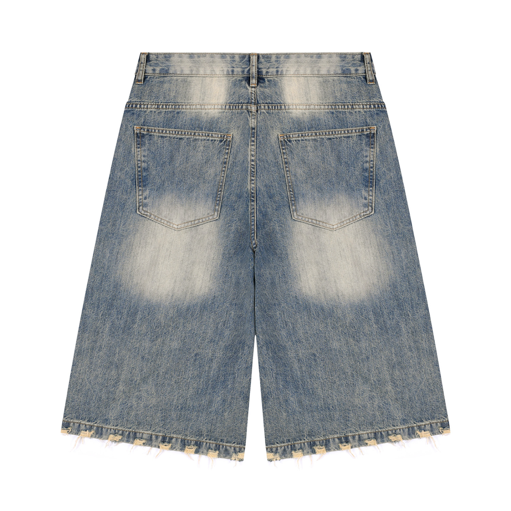 Men's Sunfade Distressed Denim Shorts
