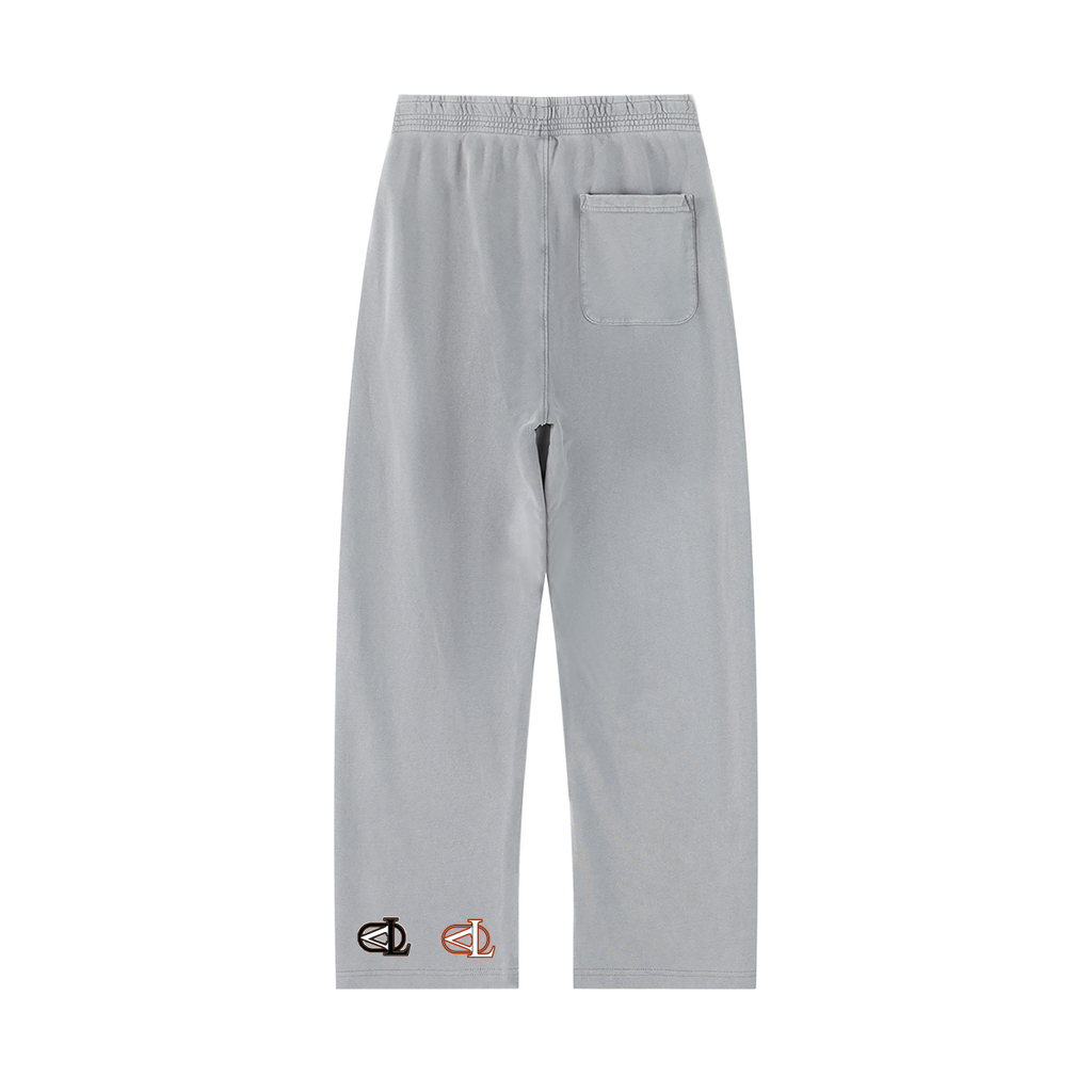 V Mineral Wash Straight Sweatpants