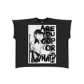Raw Edge Boxy Non-Shrink T-Shirt