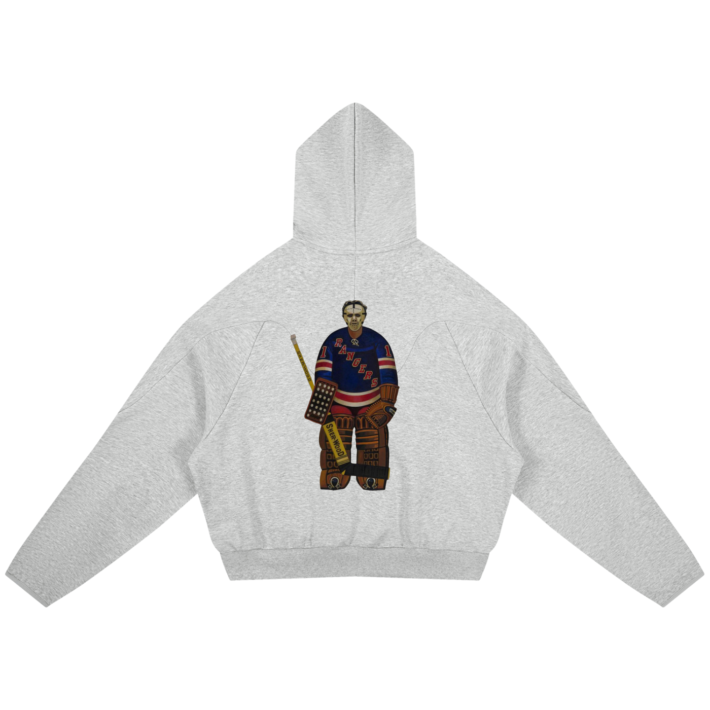 Curved Panel Raglan Hoodie