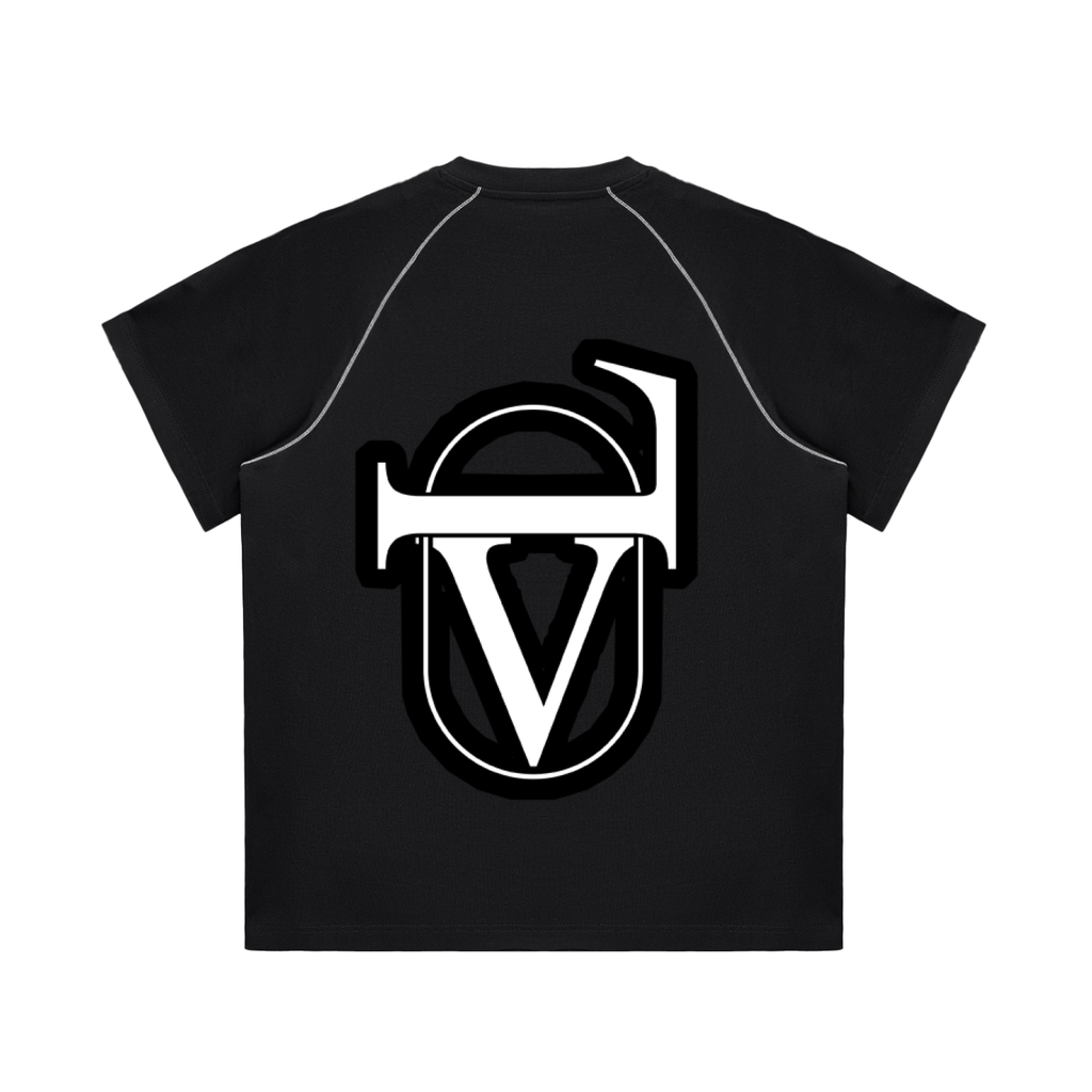 Striped Contrast Stitch T-Shirt