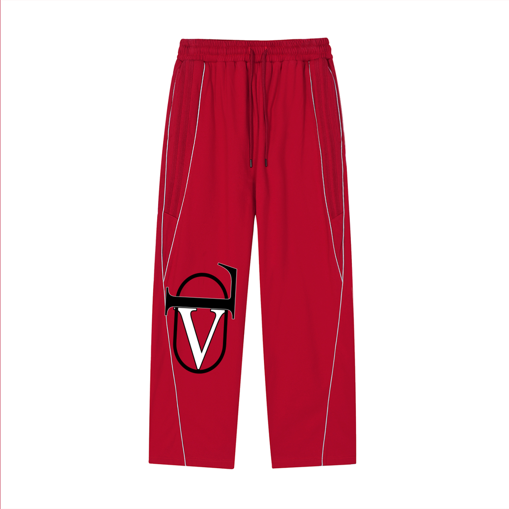 Reflection Striped Straight-Leg Sweatpants