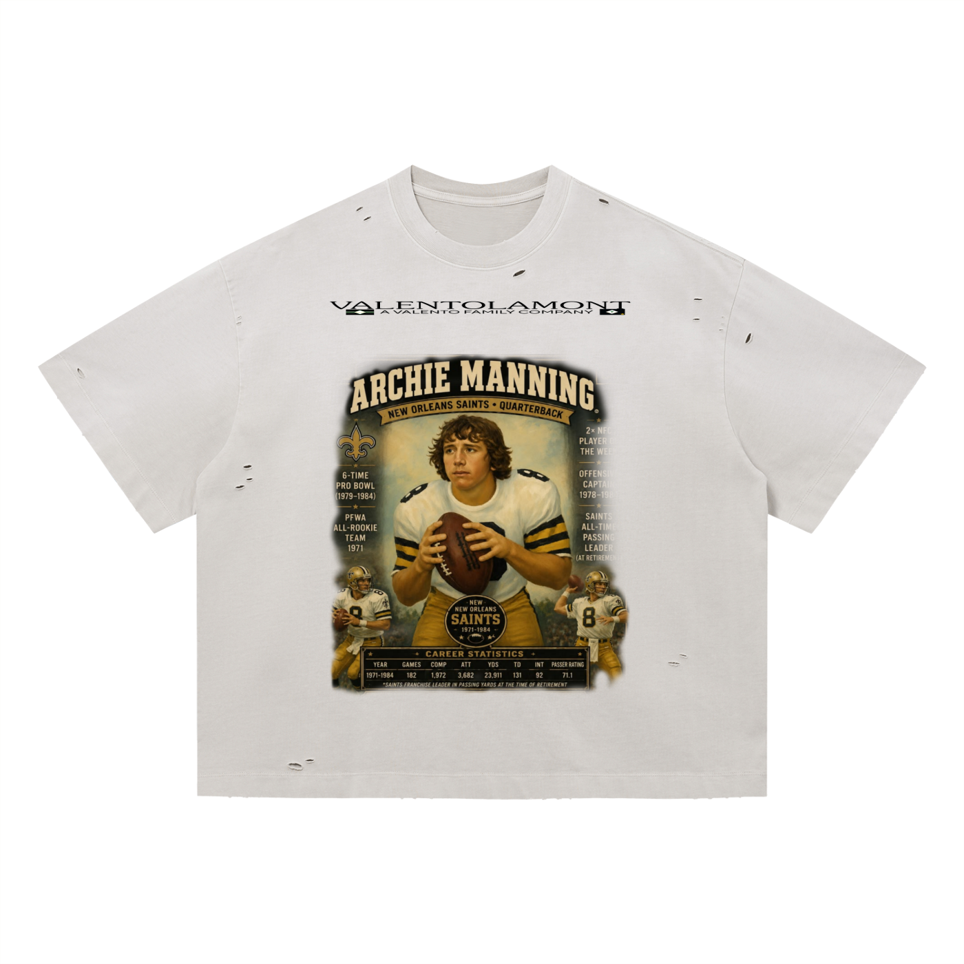 Vintage Washed Distressed Boxy Oversized T-Shirt
