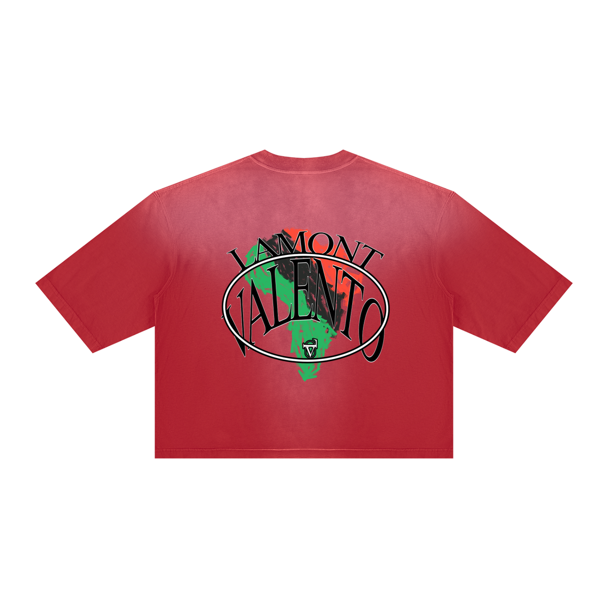 V Vintage Wash Sunfade Boxy T-Shirt