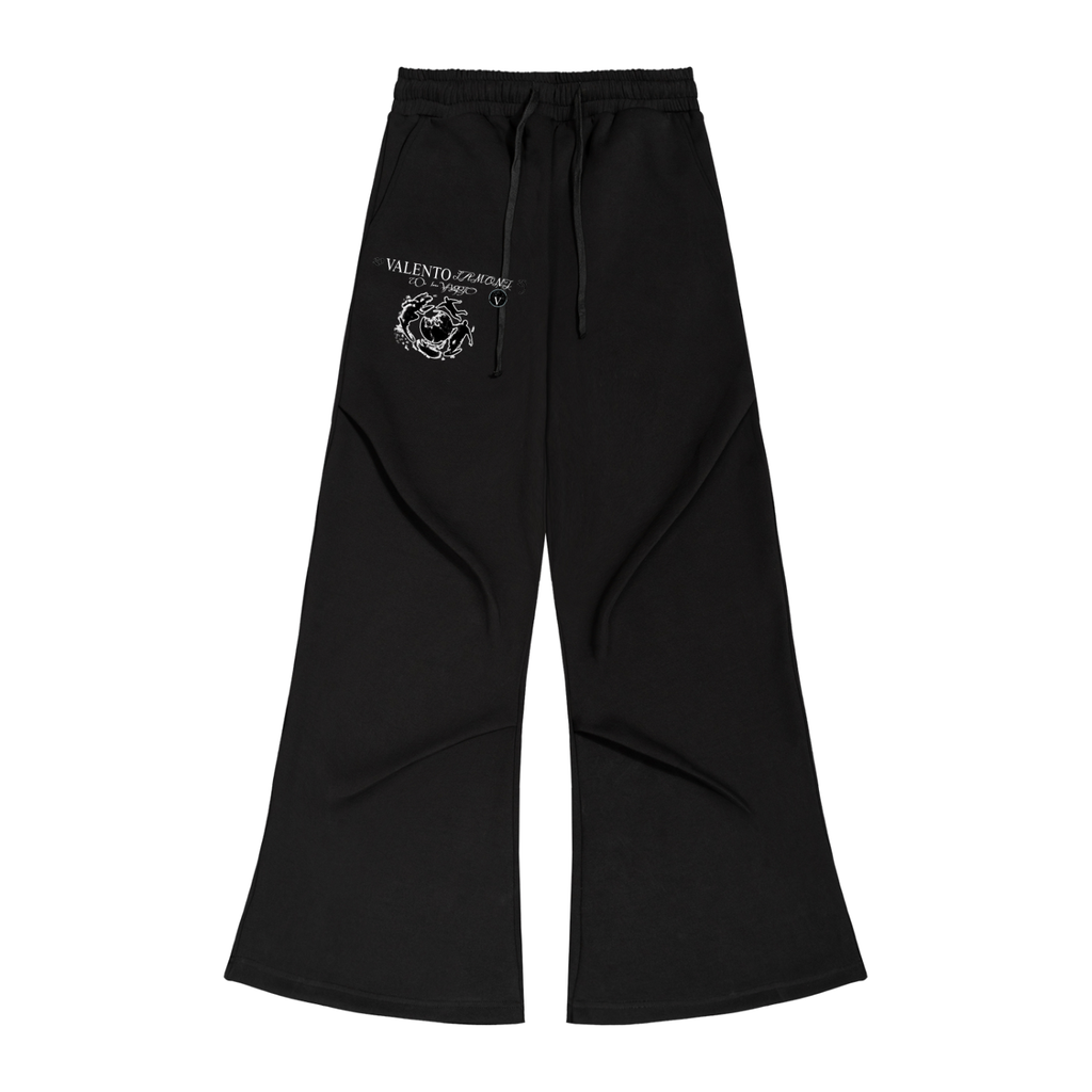 Wide Leg Drawstring Sweatpants