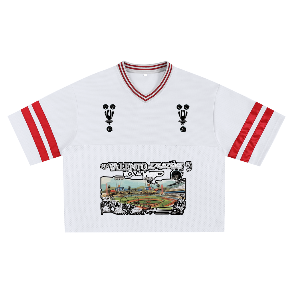 Taped Mesh Boxy T-shirt