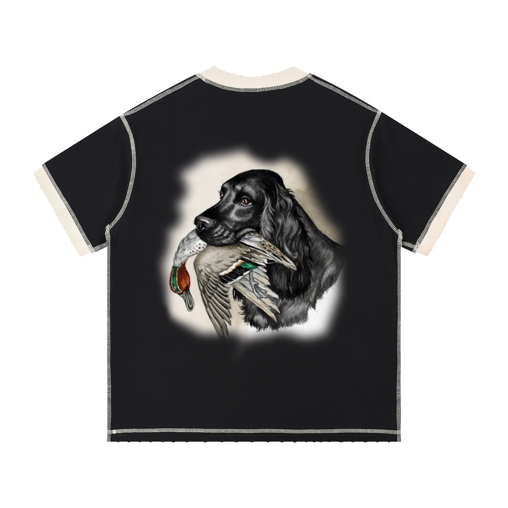 Unisex Contrast-Stitched Ringer T-Shirt