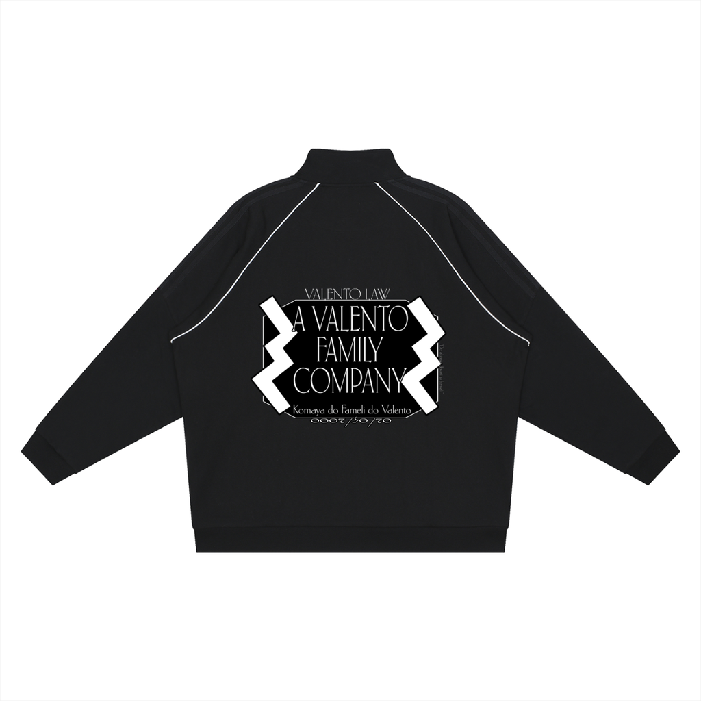 Reflection Striped Raglan Sleeve  Jacket