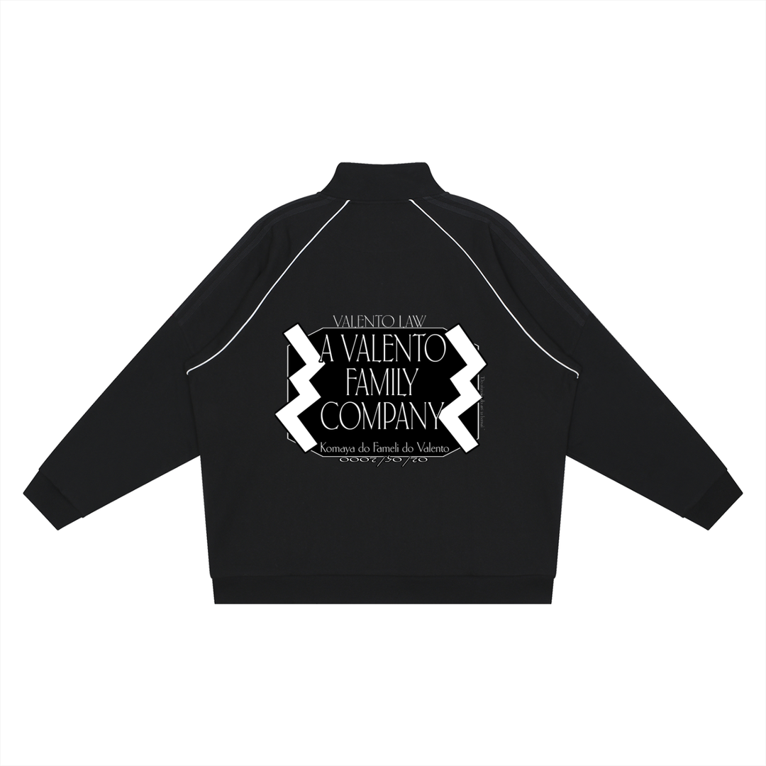 Reflection Striped Raglan Sleeve  Jacket