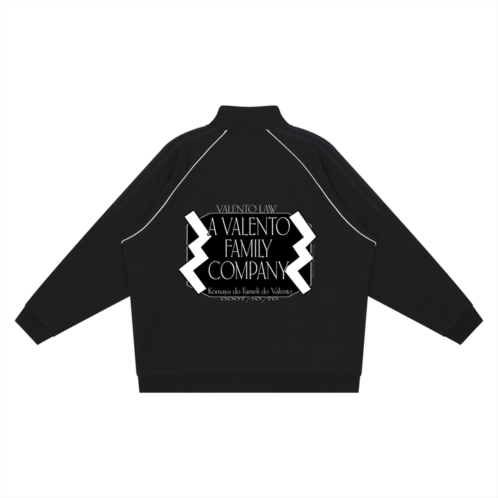 Reflection Striped Raglan Sleeve  Jacket