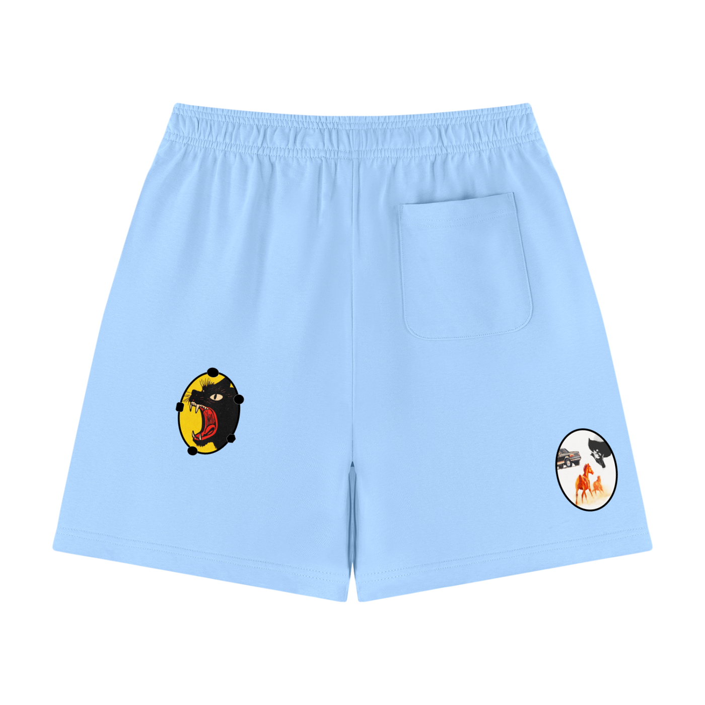 V Cotton Shorts