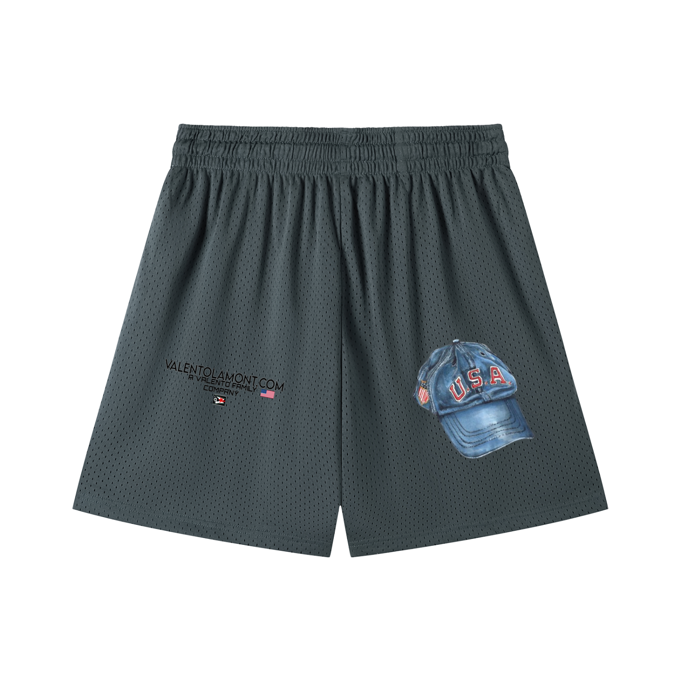 Mesh Drawstring Shorts