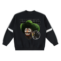Oversized Crewneck Taped Sweatshirt