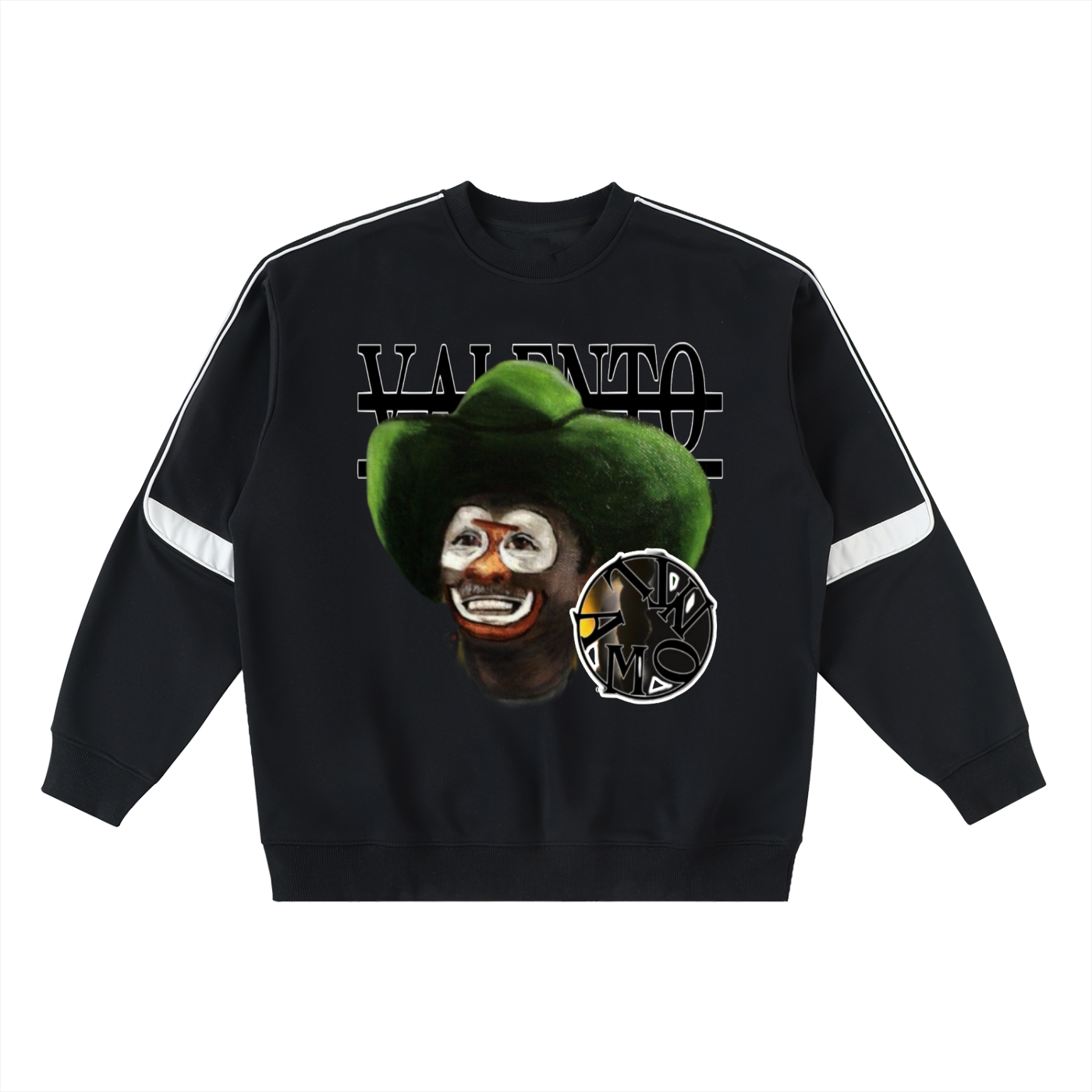 Oversized Crewneck Taped Sweatshirt