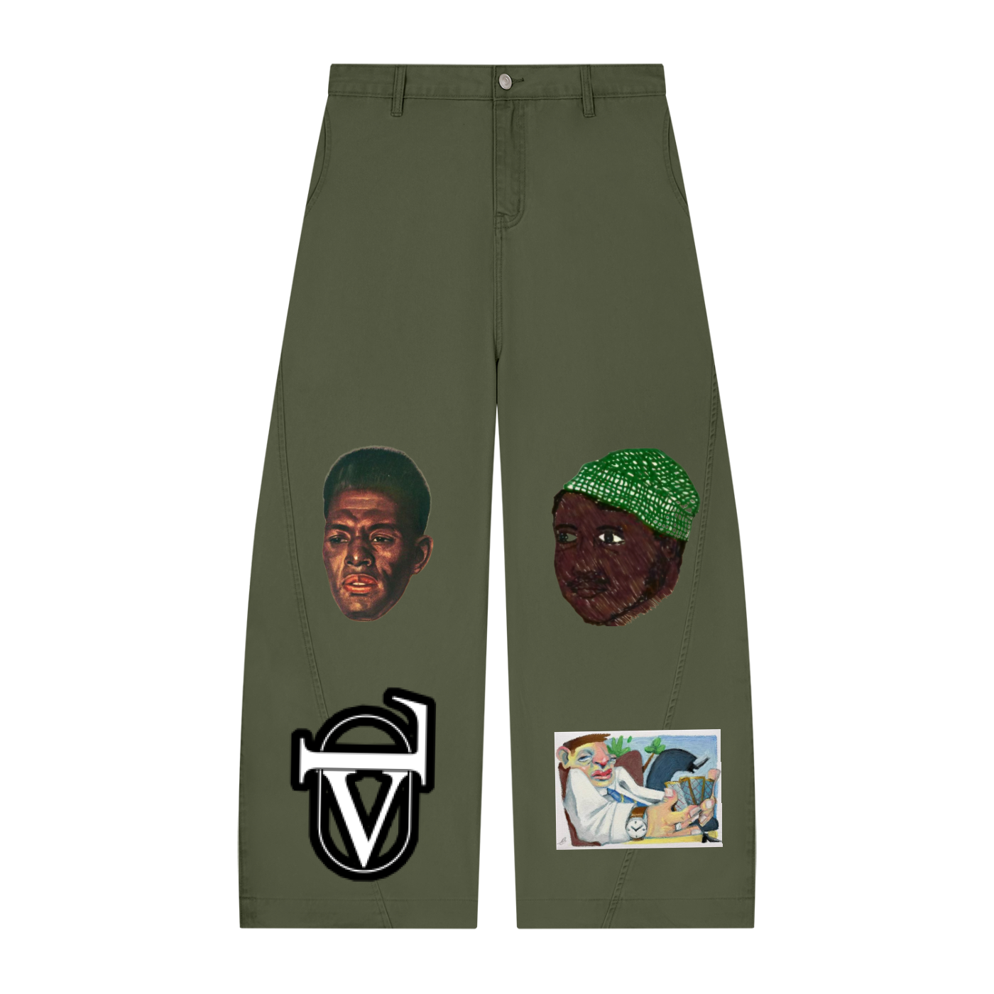 Men’s Barrel Leg Pants