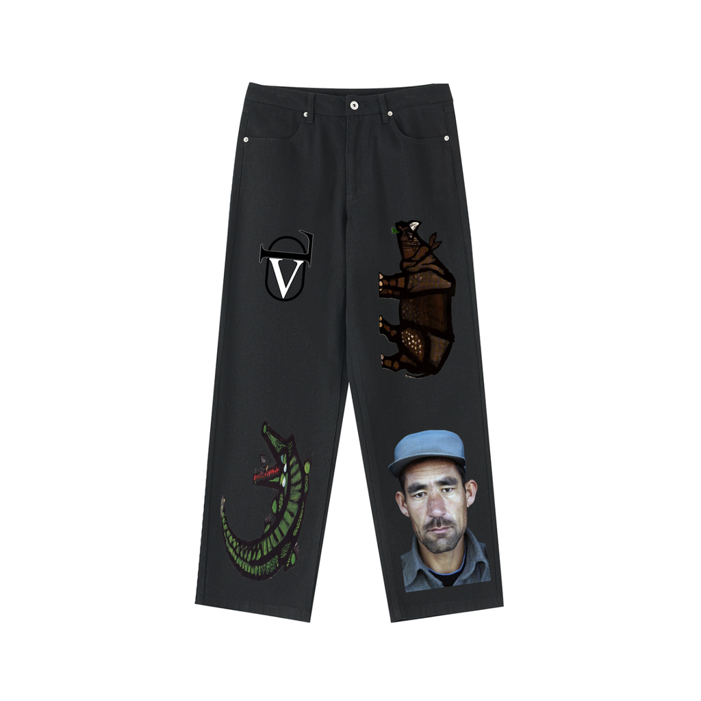 Heavyweight Cotton Straight-Leg Pants