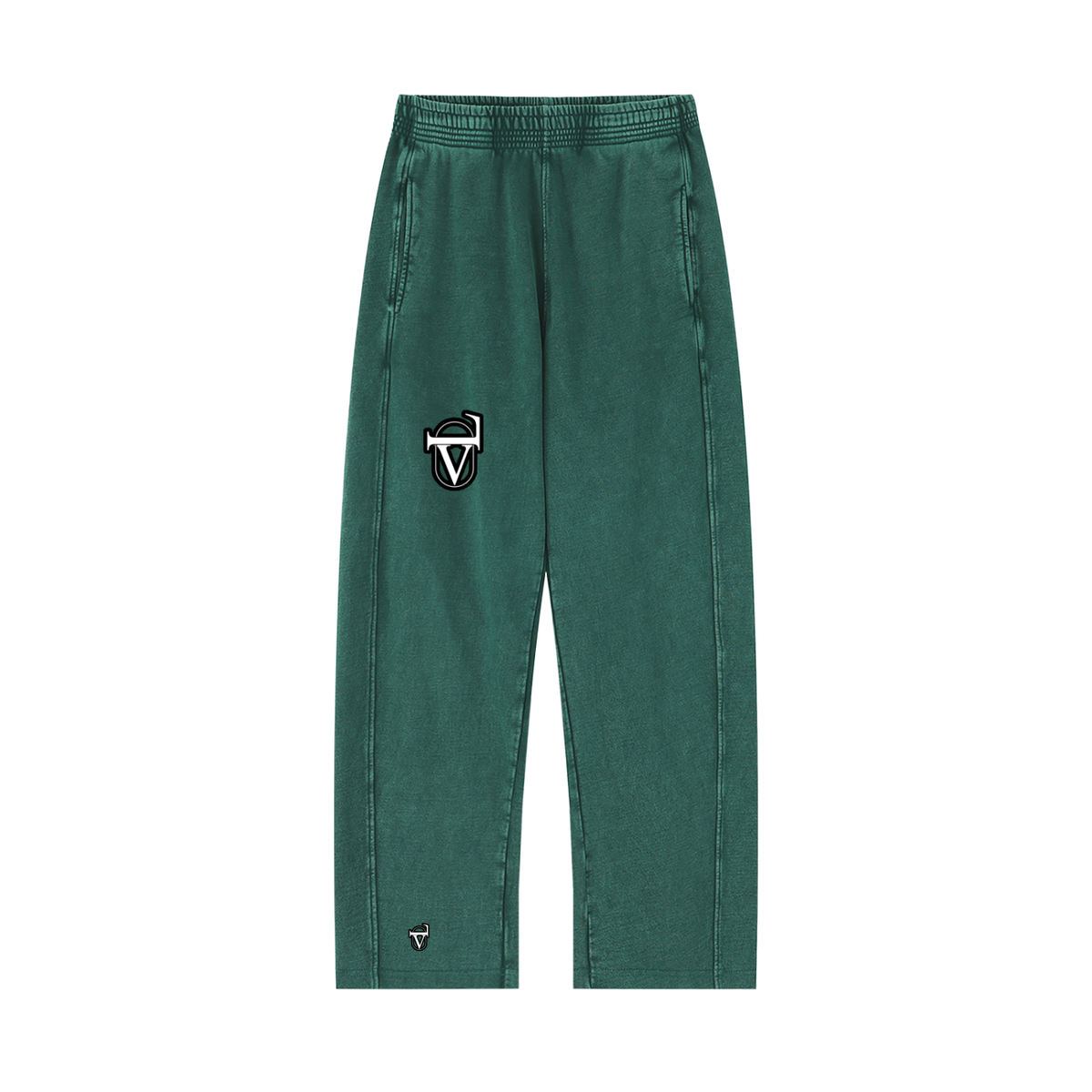 V Mineral Wash Straight Sweatpants
