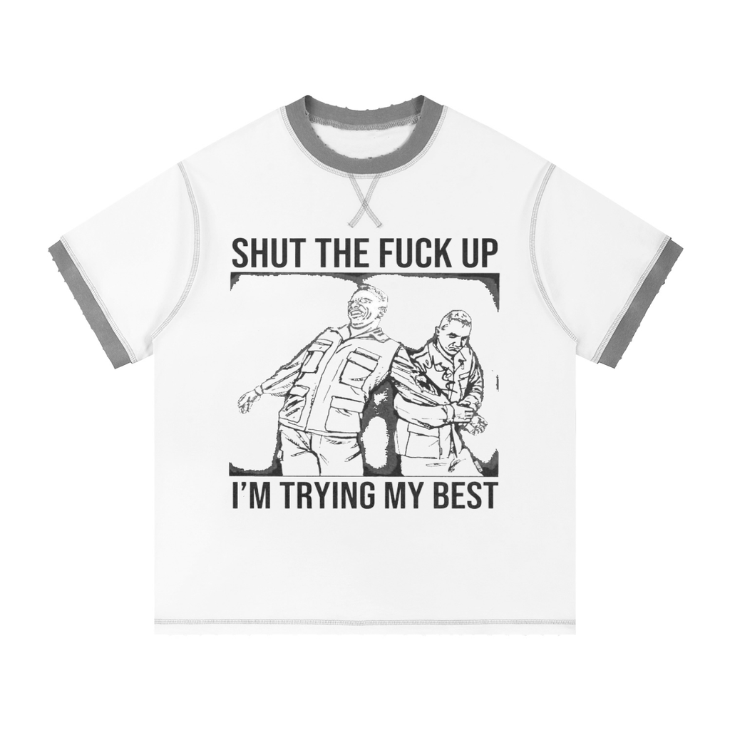 Unisex Contrast-Stitched Ringer T-Shirt