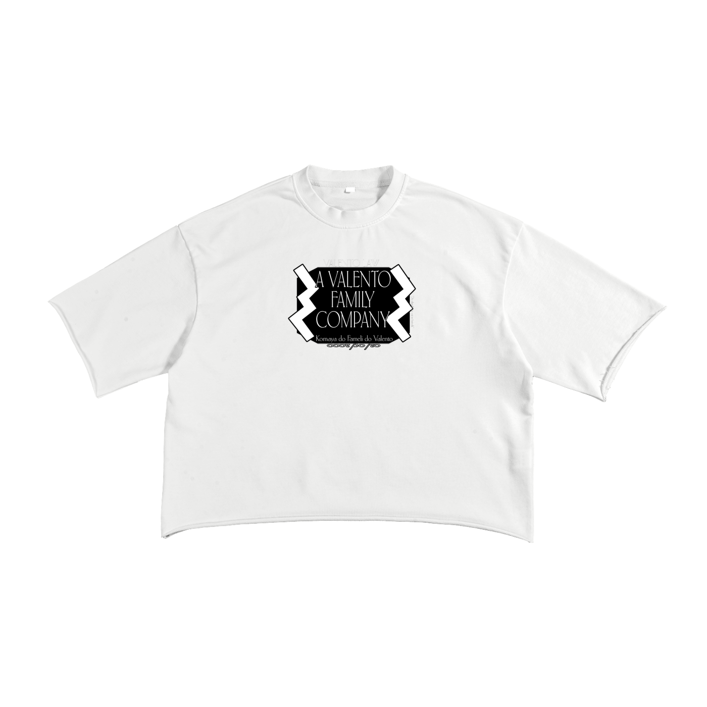 French Terry Raw Edge T-Shirt