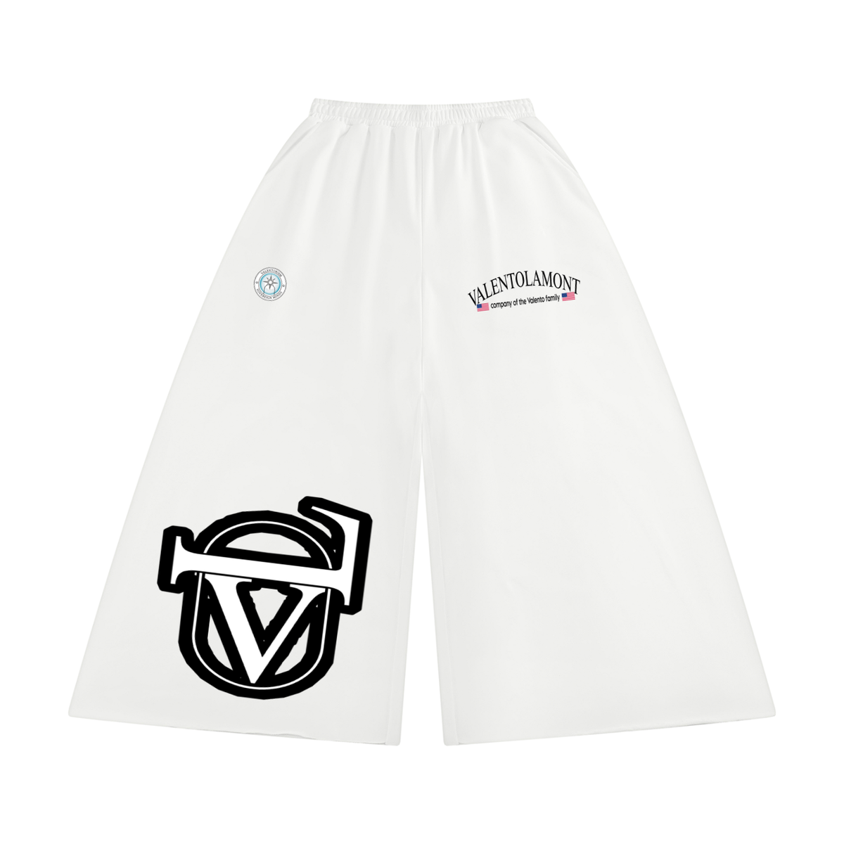 Women's Raw Edge Wide Leg Sweatpants